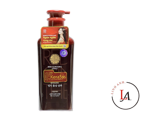 Gội Kerasys Dong ui nấm linh chi, hoa trà & hồng sâm 500ml ngăn rụng tóc, phục hồi